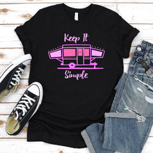 Load image into Gallery viewer, Keep It Simple Camping T-Shirt For Women
