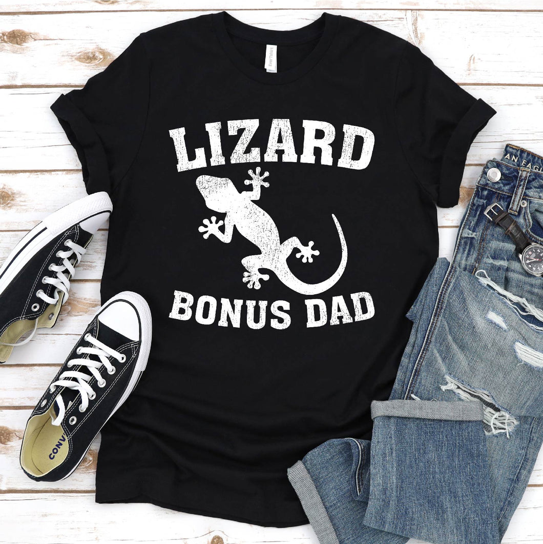 Lizard Lover Shirt Lizard Bonus Dad Father's Day T-shirt