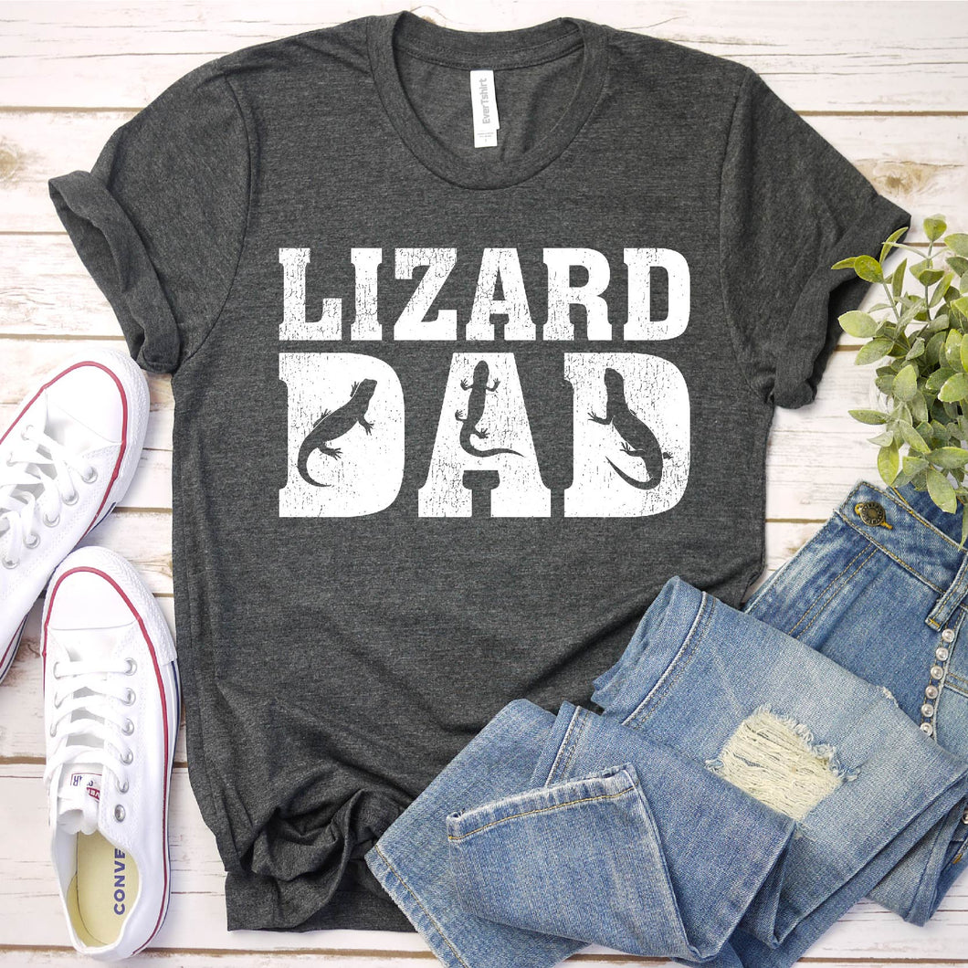 Lizard Lover Funny Lizard Dad Fathers Day T-shirt