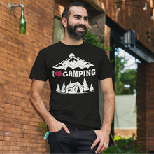 Load image into Gallery viewer, Mountain Camper Lover I Love Camping T-Shirt
