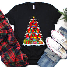 Load image into Gallery viewer, Macaw Birds Christmas Tree Macaw Xmas T-Shirt for Men Women Girls Kids
