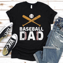 Load image into Gallery viewer, Mens Baseball Dad - Best gift idea for fathers tee T-Shirt
