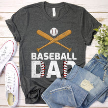 Load image into Gallery viewer, Mens Baseball Dad - Best gift idea for fathers tee T-Shirt
