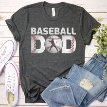 Load image into Gallery viewer, Men&#39;s Baseball Dad shirt - Best gift idea for fathers tee T-Shirt
