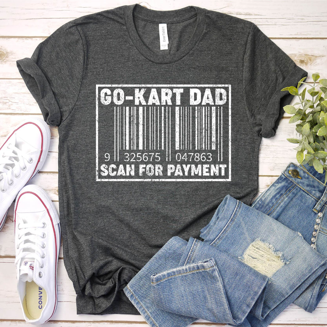 Mens Go Kart Racing Dad Payment Karting Go kart Racing Dad Father's Day T-Shirt