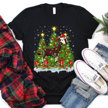 Load image into Gallery viewer, Okapi Christmas Tree Lighting Shirt Okapi Xmas T-Shirt
