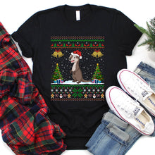 Load image into Gallery viewer, Otter Lover Xmas Santa Hat Ugly Otter Christmas T-Shirt
