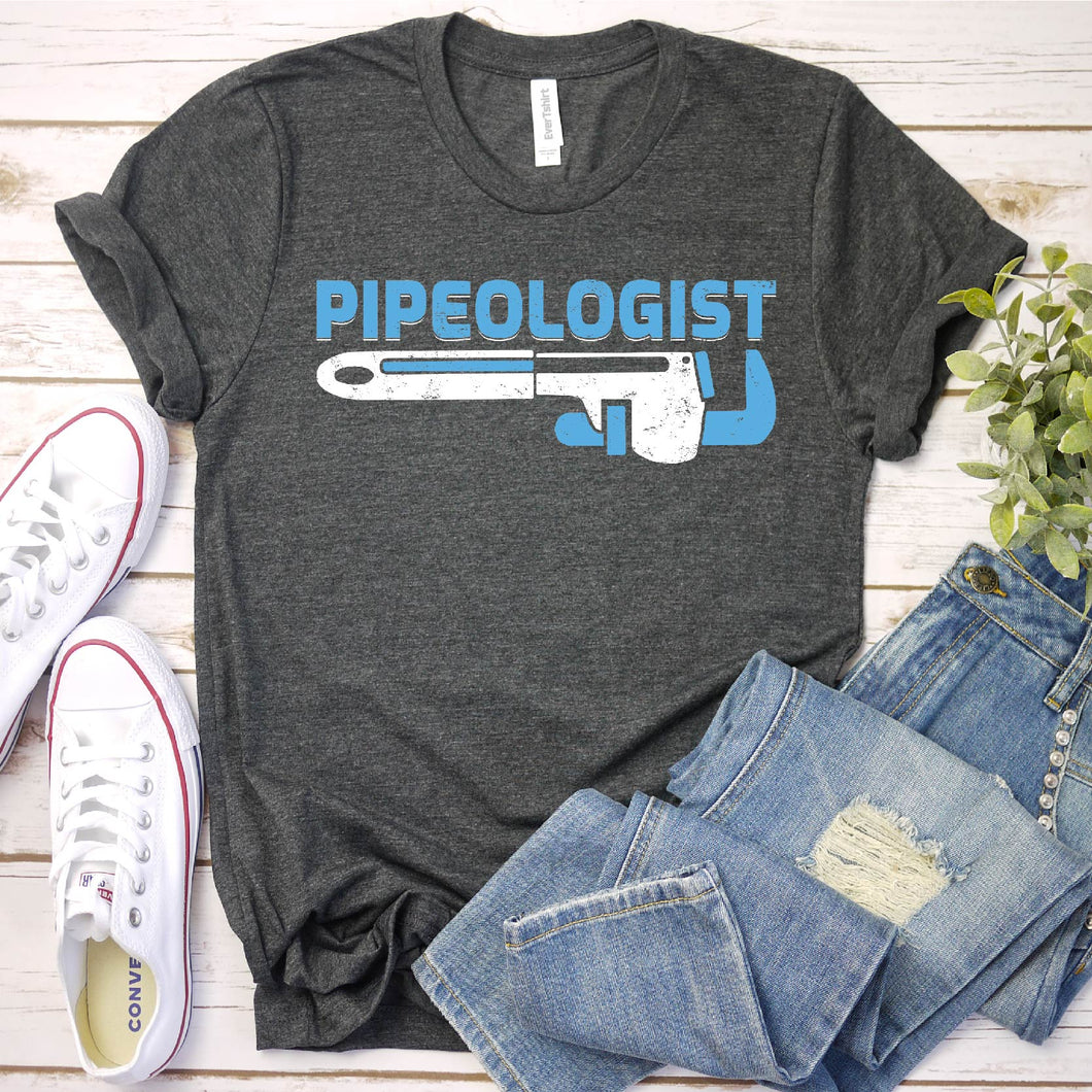 Pipeologist Repairman Plumbing Father's Day T-shirt