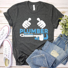 Load image into Gallery viewer, Plumber Repairman Plumbing Father&#39;s Day T-shirt
