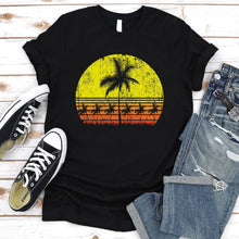 Load image into Gallery viewer, Palm Trees Simple Sophisticated Summer T-shirt
