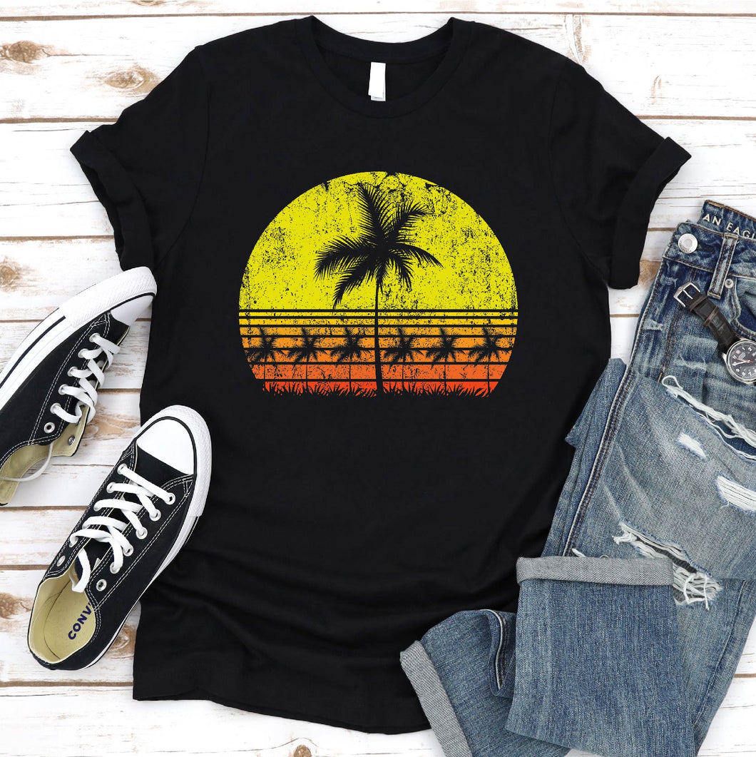 Palm Trees Simple Sophisticated Summer T-shirt