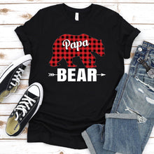 Load image into Gallery viewer, Papa Bear Shirt Papa Bear Father&#39;s Day Pajama T-shirt
