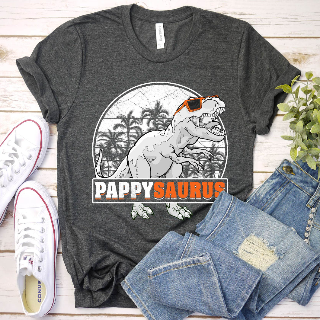 Pappysaurus Vintage Style T-Rex Dinosaur Pappy Saurus Father's Day T-shirt