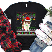 Load image into Gallery viewer, Ugly Persian Cat Reindeer Santa Hat Christmas Sweater Persian Cat Xmas T-Shirt
