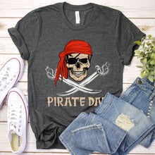 Load image into Gallery viewer, Pirate Dad Jolly Roger Fathers Day Gifts Family Matching T-Shirt
