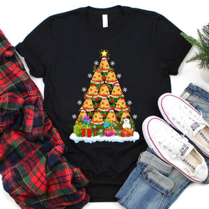 Pizza Christmas Tree Pizza Xmas T-Shirt for Men Women Girls Kids