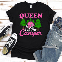 Load image into Gallery viewer, Camping Shirt Queen Of The Camper T-Shirt

