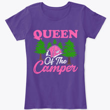 Load image into Gallery viewer, Camping Shirt Queen Of The Camper T-Shirt

