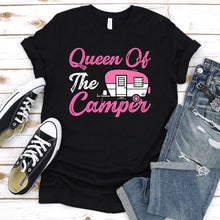 Load image into Gallery viewer, Camping Shirt Queen Of The Camper T-Shirt
