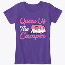 Load image into Gallery viewer, Camping Shirt Queen Of The Camper T-Shirt

