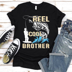 Reel Cool Brother Fishing Brother Fathers Day T-shirt