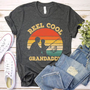 Reel Cool Grandaddy Vintage Fishing Grandaddy Fathers Day T-shirt