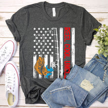 Load image into Gallery viewer, Reel Cool Uncle Usa Flag Shirt Fishing Uncle Fathers Day T-shirt
