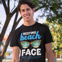 Load image into Gallery viewer, Resting Beach Face Vintage Retro Funny Beach Vacation T-Shirt
