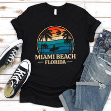 Load image into Gallery viewer, Family Summer Vacation Men Women Girls Miami Beach Florida T-Shirt
