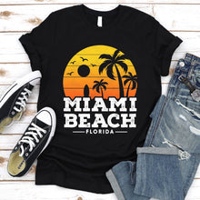Load image into Gallery viewer, Family Summer Vacation Men Women Girls Miami Beach Florida T-Shirt
