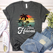 Load image into Gallery viewer, Aloha Hawaii Family Vacation Shirt Matching Family Group Summer T-Shirt
