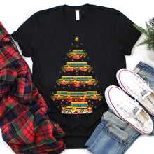 Load image into Gallery viewer, Xmas Lighting School Bus Christmas Tree T-Shirt for Men Women Girl Kids
