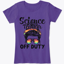 Load image into Gallery viewer, Womens Funny Summer End Of School Year - Teacher Off Duty T-Shirt
