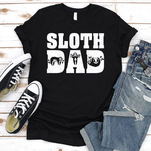 Sloth Lover Shirt Sloth Dad Father's Day T-shirt
