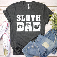 Load image into Gallery viewer, Sloth Lover Shirt Sloth Dad Father&#39;s Day T-shirt
