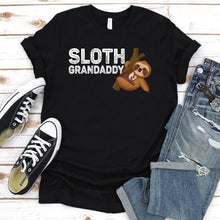 Load image into Gallery viewer, Sloth Lover Shirt Sloth Grandaddy Father&#39;s Day T-shirt
