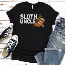 Load image into Gallery viewer, Sloth Lover Shirt Sloth Uncle Father&#39;s Day T-shirt

