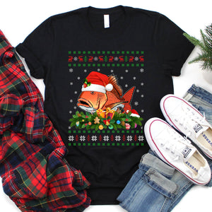 Ugly Snapper Christmas Sweater Snapper Xmas T-Shirt for Men Women Girls Kids