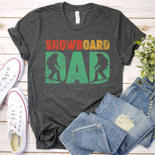 Load image into Gallery viewer, Snowboarding Dad Gift Snowboard Dad Funny Papa Men Gift Fathers Day T-Shirt
