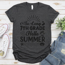 Load image into Gallery viewer, So Long 7th Grade Hello Summer Last Day Of School Graduation T-Shirt
