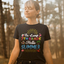 Load image into Gallery viewer, So Long 7th Grade Hello Summer Last Day Of School Graduation T-Shirt

