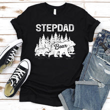 Load image into Gallery viewer, Stepdad Bear Shirt Stepdad Bear Fathers Day T-shirt
