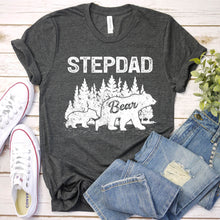 Load image into Gallery viewer, Stepdad Bear Shirt Stepdad Bear Fathers Day T-shirt
