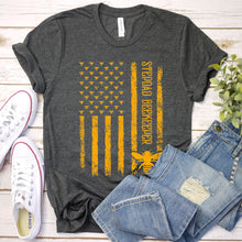 Load image into Gallery viewer, Mens Vintage American Flag Stepdad Bee Fathers Day T-Shirt
