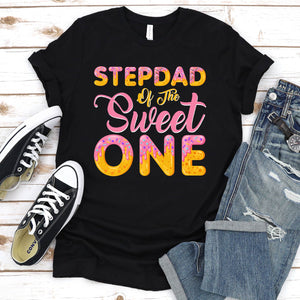Stepdad Of The Sweet One Donut Fathers Day T-Shirt
