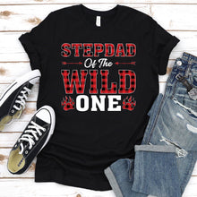 Load image into Gallery viewer, Stepdad Of The Wild One Pajama Stepdad Father&#39;s Day T-shirt
