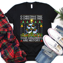 Load image into Gallery viewer, Stingray Xmas Lighting Tree Santa Ugly Stingray Christmas T-Shirt
