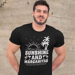 Sunshine And Margaritas Summer Vacation Beach Shirt T-Shirt