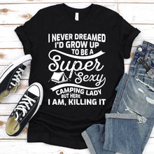 Load image into Gallery viewer, Super Sexy Camping Lady T-shirt For Women
