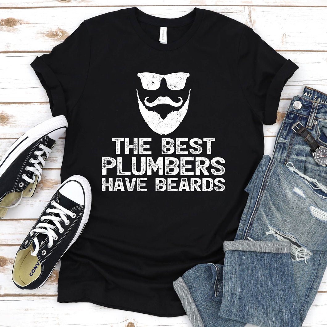 The Best Plumbers Have Beards Funny Plumber Father's Day T-shirt